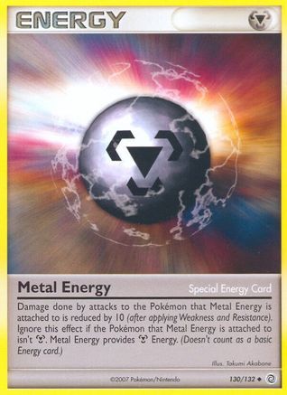Metal Energy (130/132) [Secret Wonders] Reverse Holofoil - Uncommon