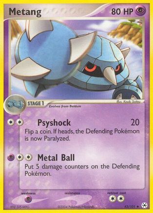 Metang (43/101) [Hidden Legends] Reverse Holofoil - Uncommon