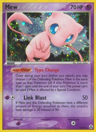 Mew (10/92) [Legend Maker] Holofoil - Holo Rare