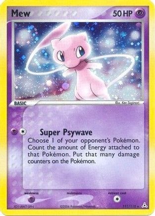 Mew (111/110) [Holon Phantoms] Holofoil - Holo Rare