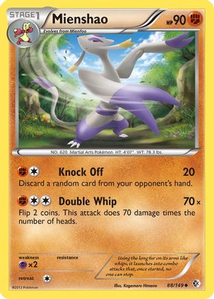 Mienshao (88/149) [Boundaries Crossed] Reverse Holofoil - Uncommon
