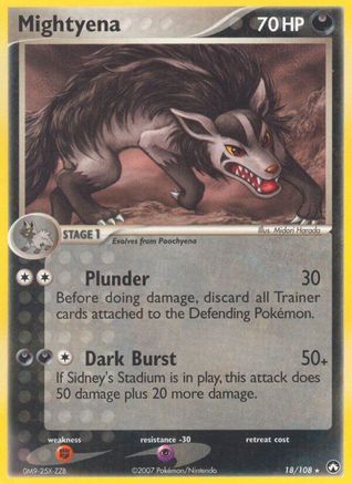 Mightyena (18/108) [Power Keepers] - Rare