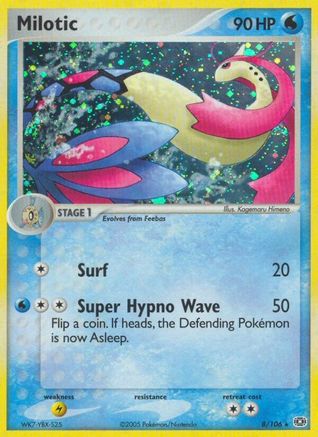 Milotic (8/106) [Emerald] Reverse Holofoil - Holo Rare