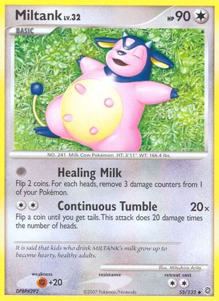 Miltank (055/132) [Secret Wonders] Reverse Holofoil - Uncommon