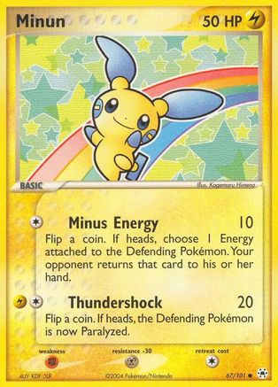 Minun (067/101) [Hidden Legends] - Common