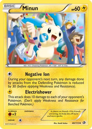 Minun (048/113) [Legendary Treasures] - Uncommon