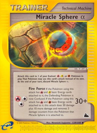 Miracle Sphere Alpha (129/144) [Skyridge] - Uncommon