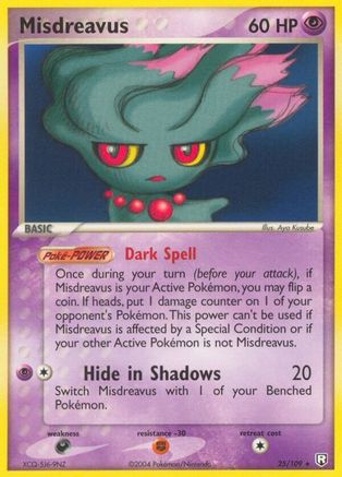 Misdreavus (025/109) [Team Rocket Returns] - Rare