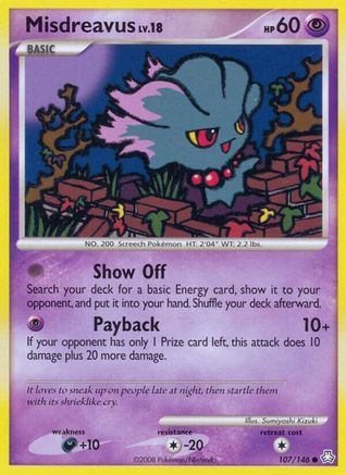 Misdreavus (107/146) [Legends Awakened] - Common
