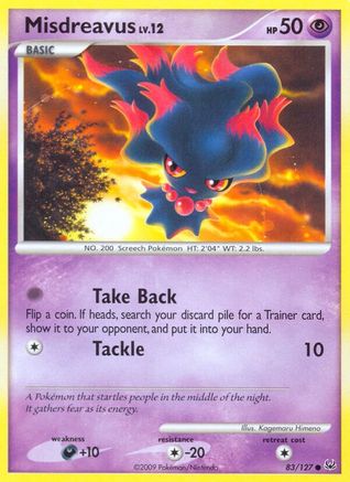 Misdreavus (083/127) [Platinum] - Common