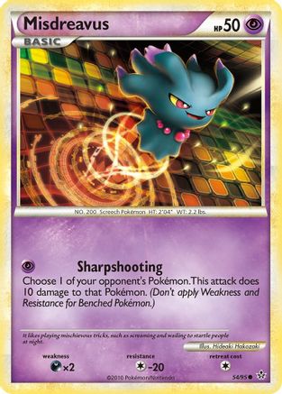 Misdreavus (054/95) [Unleashed] Reverse Holofoil - Common