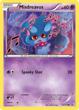 Misdreavus (057/113) [Legendary Treasures] - Common