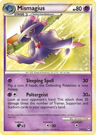 Mismagius (28/95) [Call of Legends] Reverse Holofoil - Rare