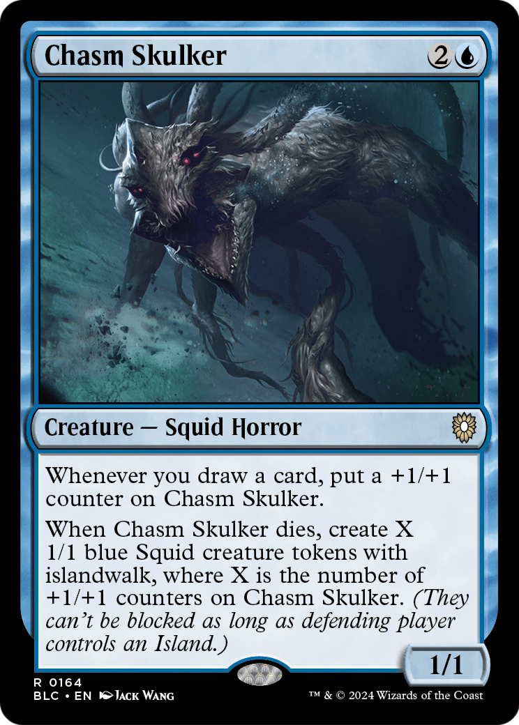 Chasm Skulker (BLC-164) [Bloomburrow Commander]