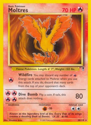 Moltres (30/110) [Legendary Collection] Reverse Holofoil - Rare