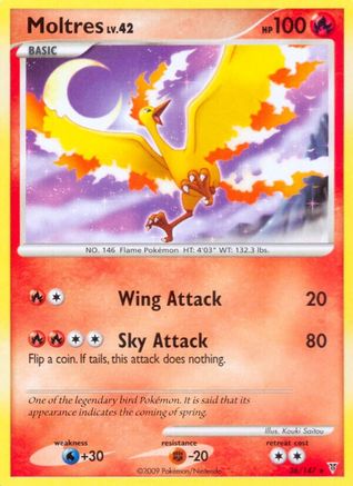Moltres (36/147) [Supreme Victors] Reverse Holofoil - Rare