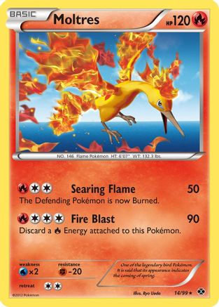 Moltres (014/99) [Next Destinies] Reverse Holofoil - Holo Rare