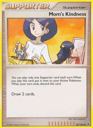 Mom's Kindness (083/100) [Majestic Dawn] Reverse Holofoil - Uncommon