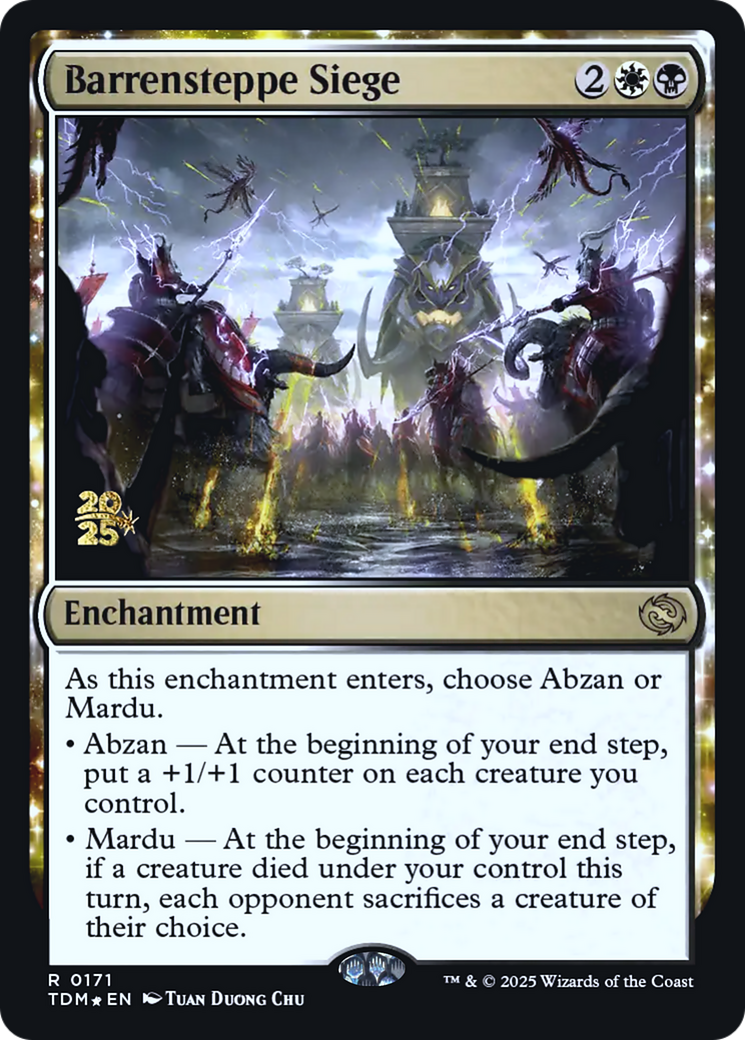 Barrensteppe Siege (PRE-171) [Prerelease Cards] Foil