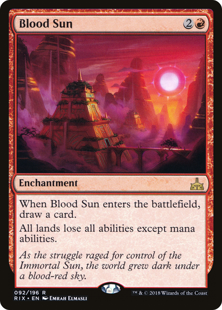 Blood Sun (RIX-092) [Rivals of Ixalan]