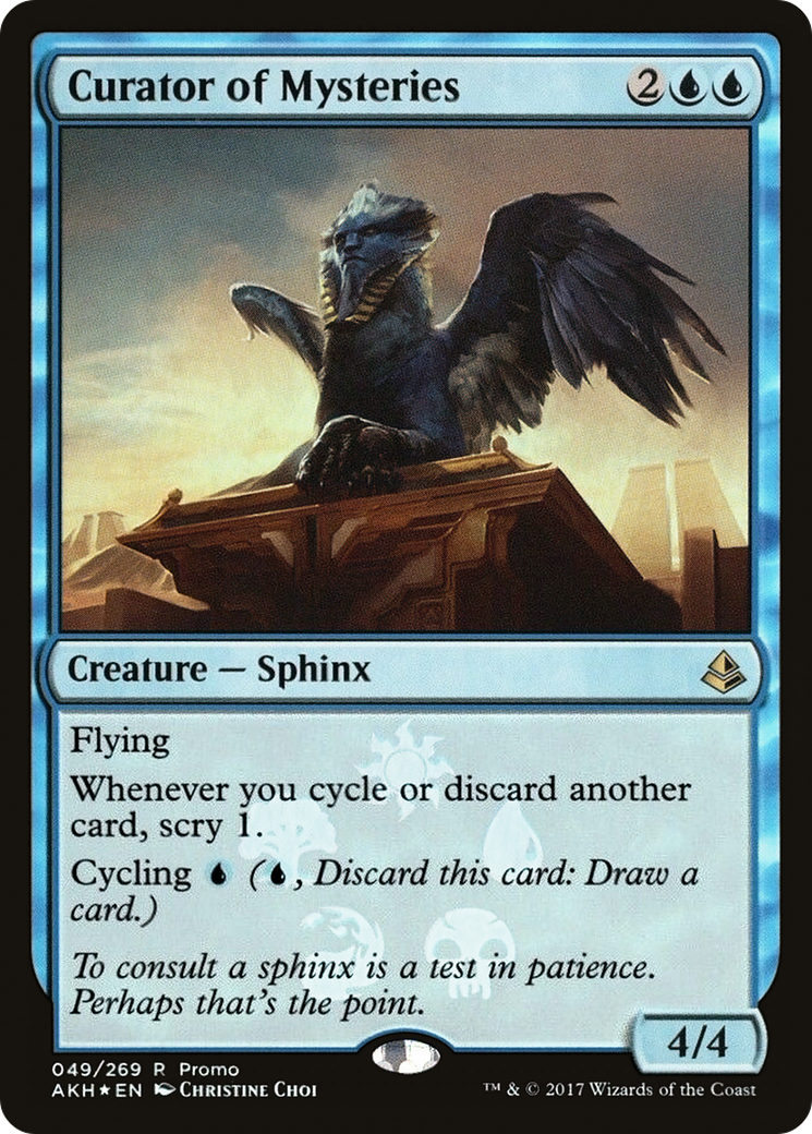 Curator of Mysteries (MEDIA-049) [Amonkhet Promos] Foil