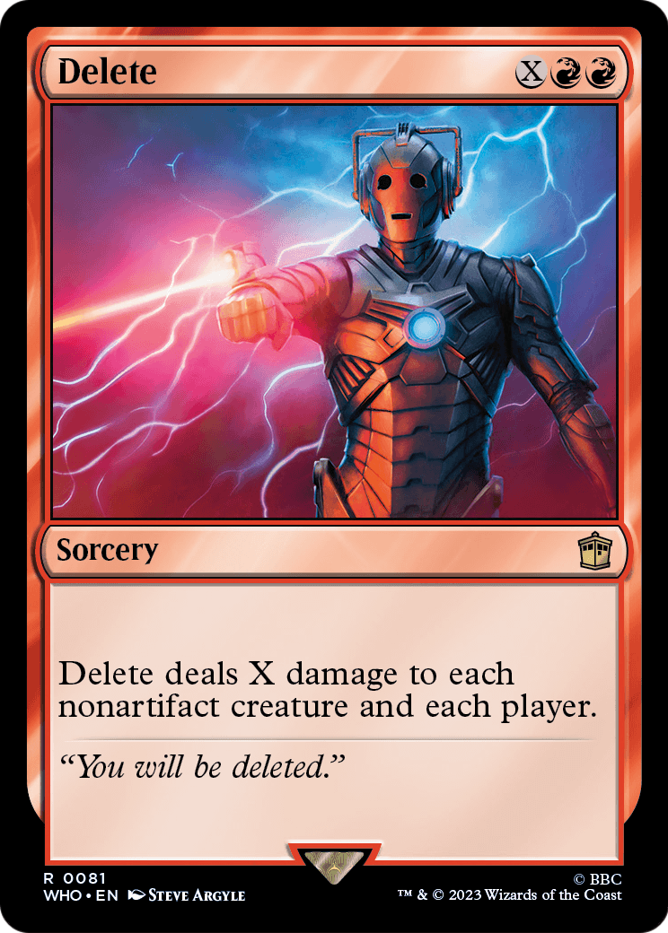 Delete (WHO-081) [Doctor Who]