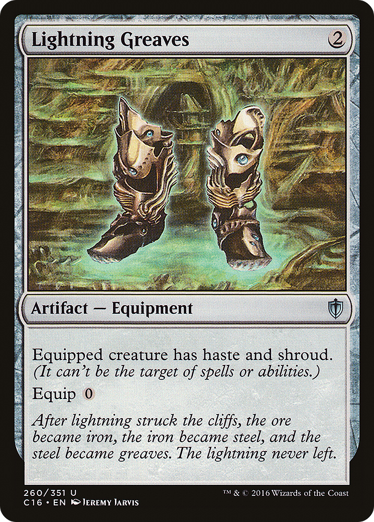 Lightning Greaves (C16-260) [Commander 2016]