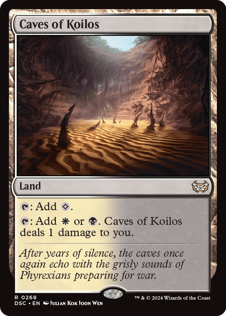 Caves of Koilos (DSC-268) [Duskmourn: House of Horror Commander]