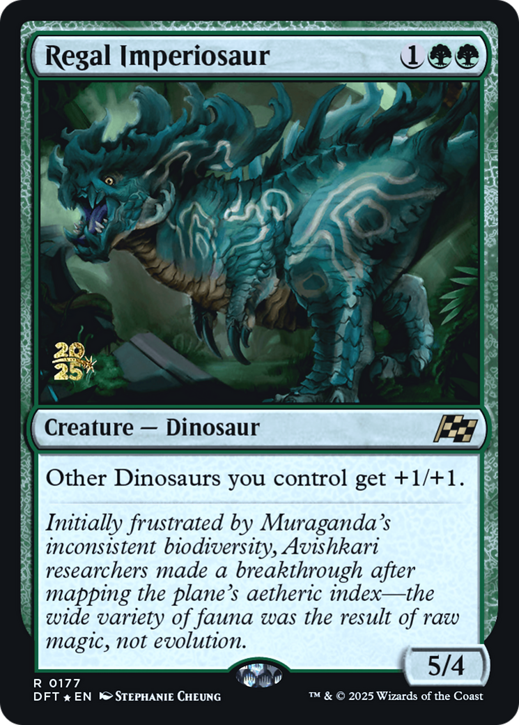 Regal Imperiosaur (PRE-177) [Prerelease Cards] Foil