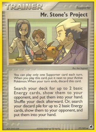 Mr. Stone's Project (077/101) [Dragon Frontiers] - Uncommon
