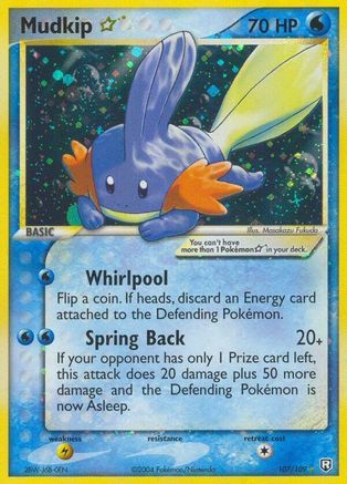 Mudkip Star (107/109) [Team Rocket Returns] Holofoil - Ultra Rare