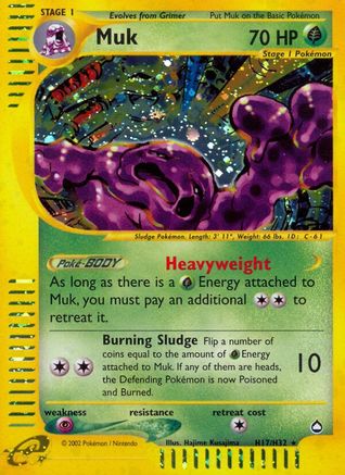 Muk (H17) (H17/147) [Aquapolis] Holofoil - Holo Rare