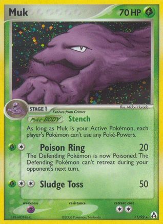 Muk (11/92) [Legend Maker] Reverse Holofoil - Holo Rare