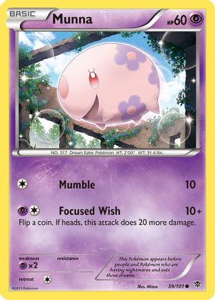 Munna (39/101) [Plasma Blast] Reverse Holofoil - Common