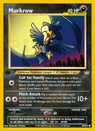 Murkrow (046/64) [Neo Revelation] 1st Edition - Common