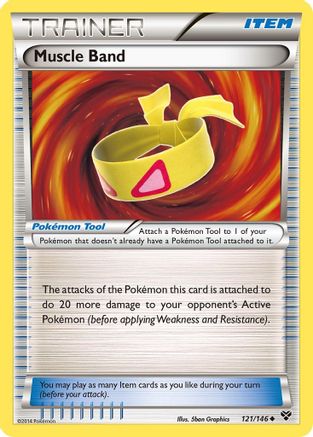 Muscle Band (121/146) [XY Base Set] Reverse Holofoil - Uncommon