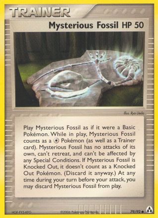 Mysterious Fossil (79/92) [Legend Maker] - Common