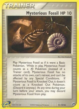 Mysterious Fossil (91/100) [Sandstorm] - Common