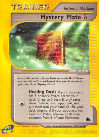 Mystery Plate Delta (136/144) [Skyridge] - Uncommon