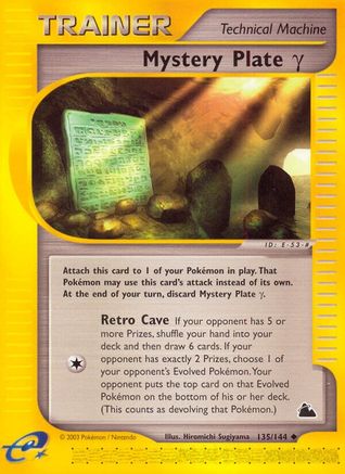 Mystery Plate Gamma (135/144) [Skyridge] - Uncommon