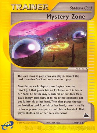 Mystery Zone (137/144) [Skyridge] - Uncommon