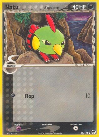 Natu (Delta Species) (055/101) [Dragon Frontiers] Reverse Holofoil - Common
