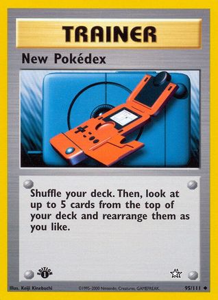 New Pokedex (095/111) [Neo Genesis] 1st Edition - Uncommon