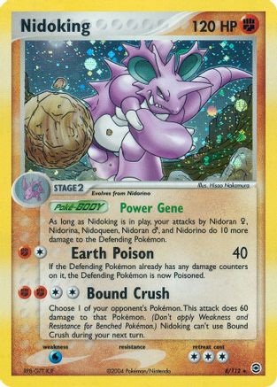 Nidoking (8/112) [FireRed & LeafGreen] - Holo Rare
