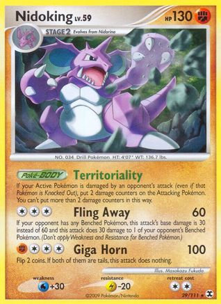 Nidoking (29/111) [Rising Rivals] - Rare