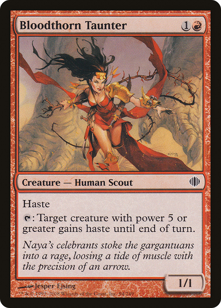 Bloodthorn Taunter (ALA-094) [Shards of Alara] Foil