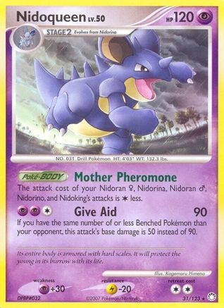 Nidoqueen (31/123) [Mysterious Treasures] Reverse Holofoil - Rare