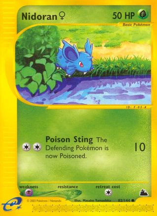 Nidoran F (82/144) [Skyridge] - Common