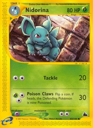 Nidorina (83/144) [Skyridge] - Common
