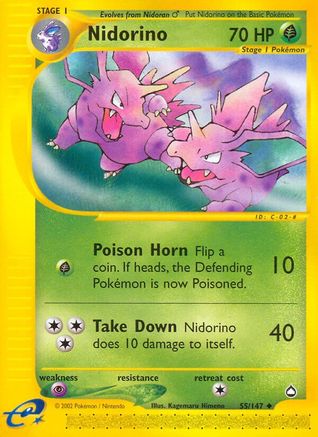 Nidorino (055/147) [Aquapolis] - Uncommon